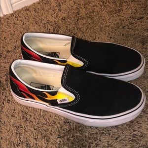 Vans Flame Slip Ons